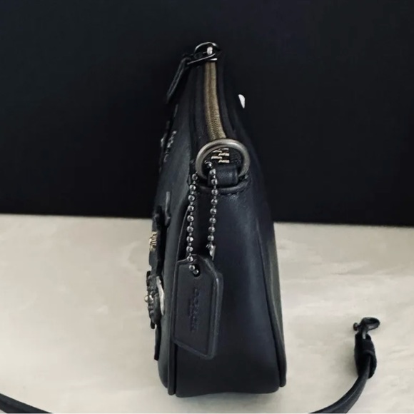 Coach Tea Rose Crossbody Glovetanned Leather  Bag Wristlet - Picture 5 of 11